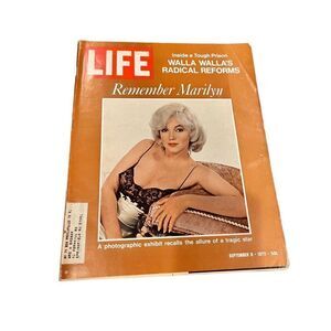 LIFE MAGAZINE Remember Marilyn Monroe 1972